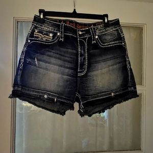 EUC Rock Revival denim shorts